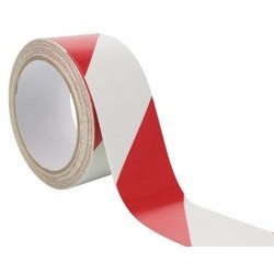 Výstražná páska červenobílá, lepící