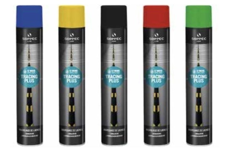 Značkovací sprej Soppec TRACING PLUS - Červená, 750ml