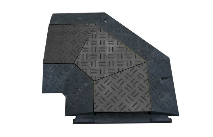 Kabelový most rohový s víkem