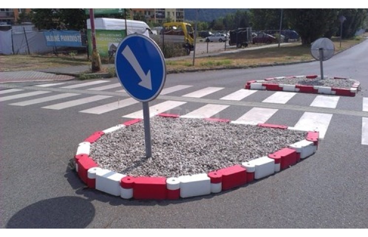 Obrubník plastový, mobilní