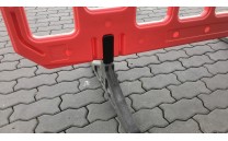 Plotová zábrana plastová, oranžová Plotová zábrana plastová, oranžová