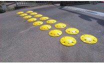 Zpomalovací práh kruh