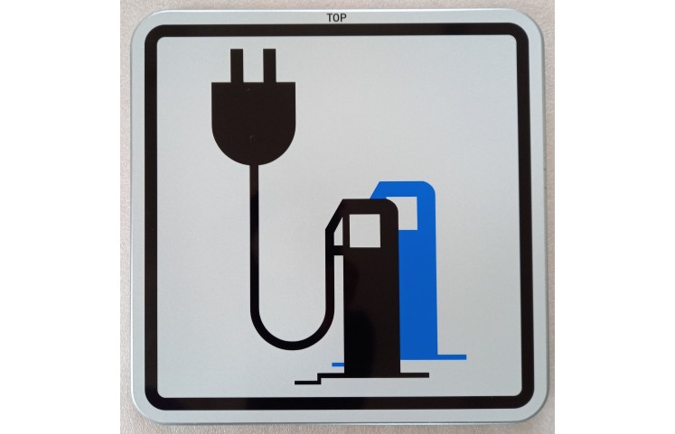 Dodatková tabule - Dobíjecí stanice