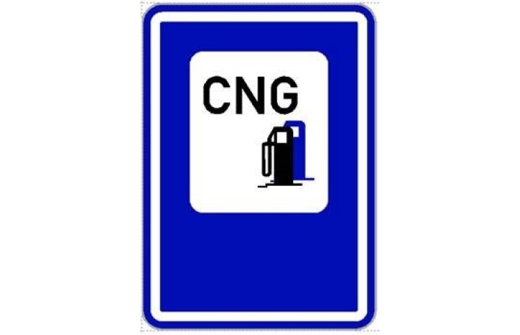 Dopravní značka IJ7 - Čerpací stanice (CNG)
