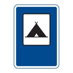 Dopravní značka IJ14a - Tábořiště pro stany