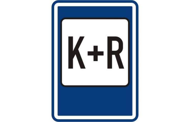 Dopravní značka IP13e - Parkoviště K+R