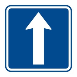 Dopravní značka - Jednosměrný provoz