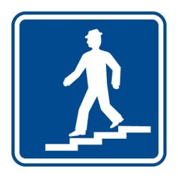 Dopravní značka - Podchod nebo nadchod