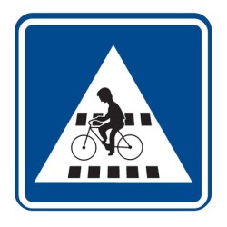 Dopravní značka - Přejezd pro cyklisty