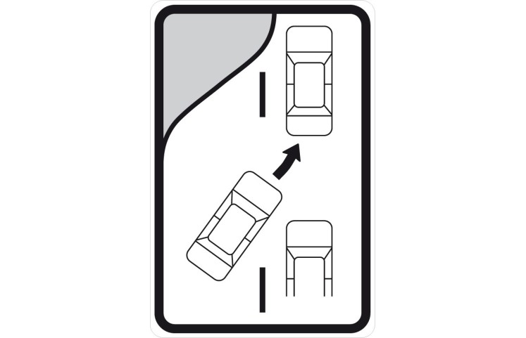 Dopravní značka IP29 - Střídavé řazení Dopravní značka IP29 - Střídavé řazení