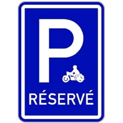 Dopravní značka - Vyhrazené parkoviště pro motocykly