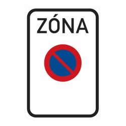 Dopravní značka IZ8a - Zóna s dopravním omezením - Obdélník 1000x1500mm