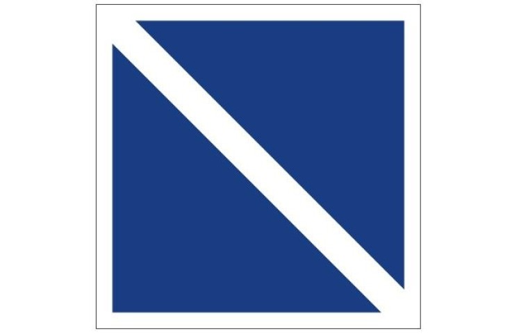 Plavební znak E11 - Konec zákazu nebo příkazu