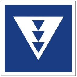 Plavební znak E5.11 - Místo vyhrazené pro stání plavidel