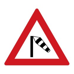 Dopravní značka - Boční vítr, 700mm