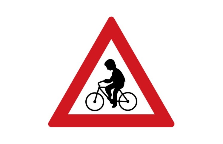 Dopravní značka A19 - Cyklisté Dopravní značka A19 - Cyklisté