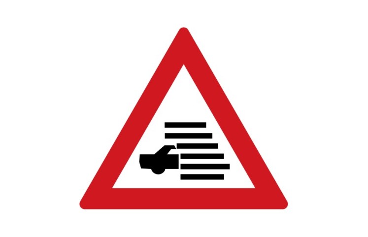 Dopravní značka A26 - Mlha Dopravní značka A26 - Mlha