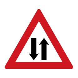 Dopravní značka A9 - Provoz v obou směrech