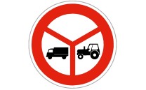 Dopravní značka B12 - Zákaz vjezdu vyznačených vozidel