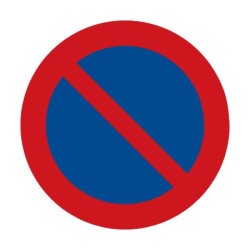 Dopravní značka B29 - Zákaz stání - Standardní kruh 700mm