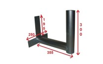 Držák pro dopravní zrcadlo na zeď