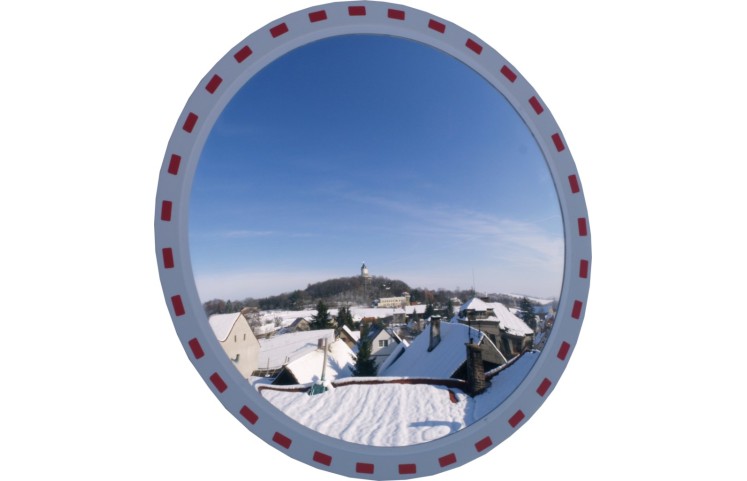 Nerozbitné dopravní zrcadlo -Kruh 900mm