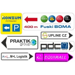 Reklamní tabule - Čtverec 1000x1000mm