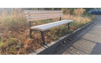 Lavička Historia, litinová Lavička Historia, litinová