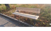 Lavička Historia, litinová Lavička Historia, litinová