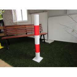 Ochranný sloupek červenobílý