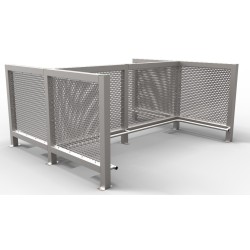 Ohrazení pro odpadové kontejnery Quattro