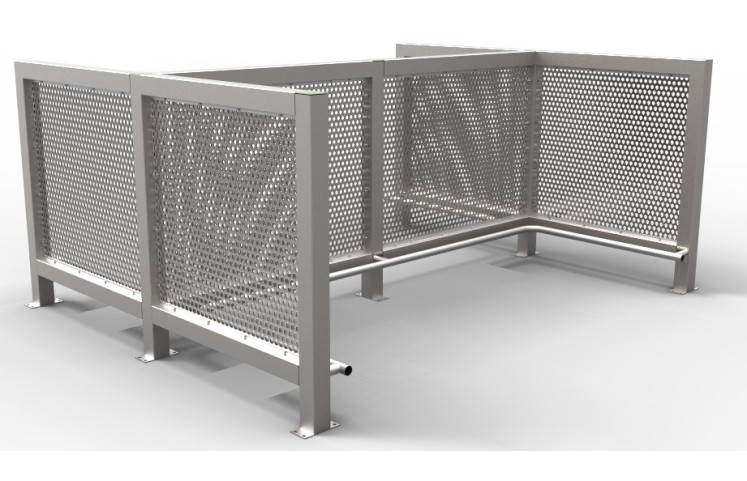 Ohrazení pro odpadové kontejnery Quattro Ohrazení pro odpadové kontejnery Quattro