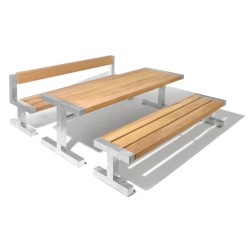 Set Jana - 1500mm, Borovice, Černá komaxit ( RAL 9005 ), K přišroubování