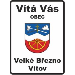 Dopravní značka U1 - Uvítací tabule - Obdélník 1000x1500mm